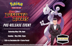 Pokemon Destined Rivals Pre-Release - Sunday 12pm